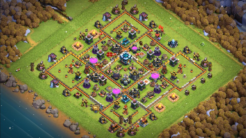 Town Hall 13 Farming Base layout by TReX