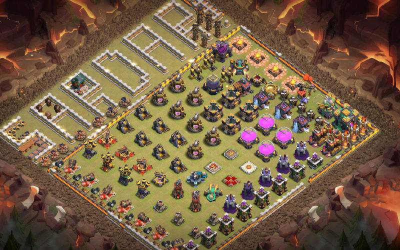 Town Hall 14 Fun Base layout by ALOKOZAY KHAN