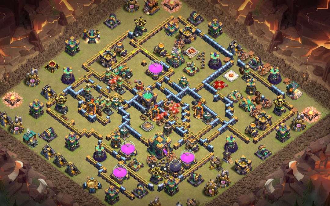 Town Hall 14 War Base layout by Hridoy BD BASE