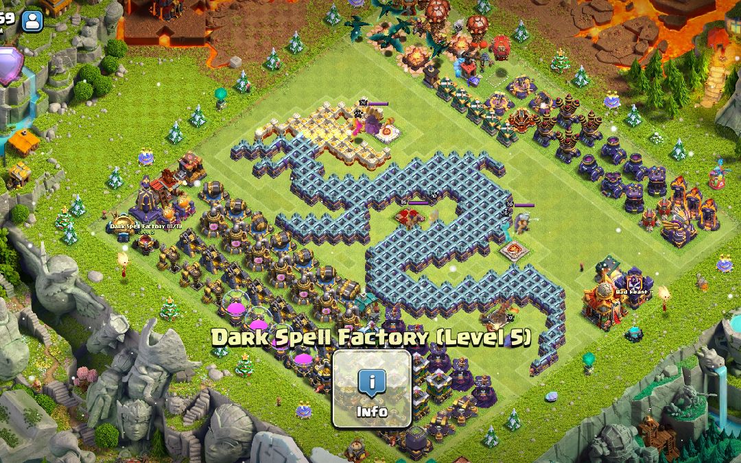 Town Hall 16 Fun Base layout by Aaquib Gaming