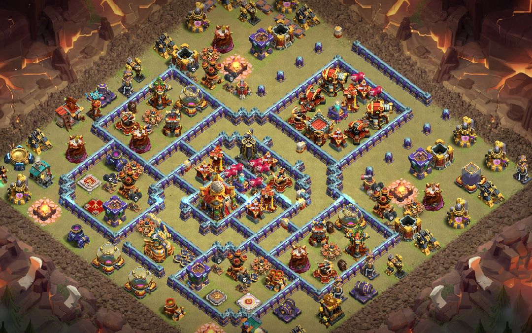 Town Hall 16 War Base layout by Atilla The Pun