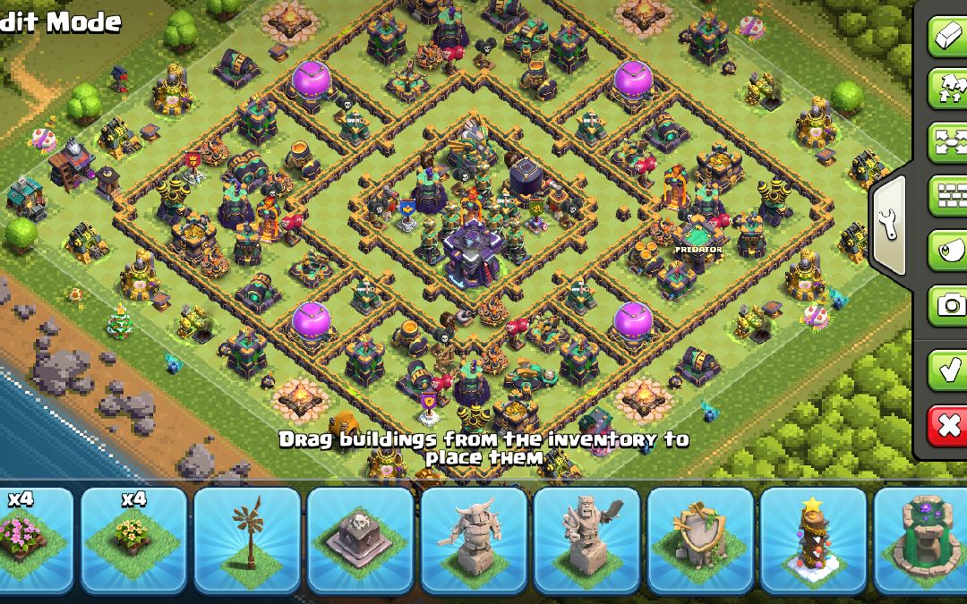 Town Hall 15 Farming Base layout by Lord Grim