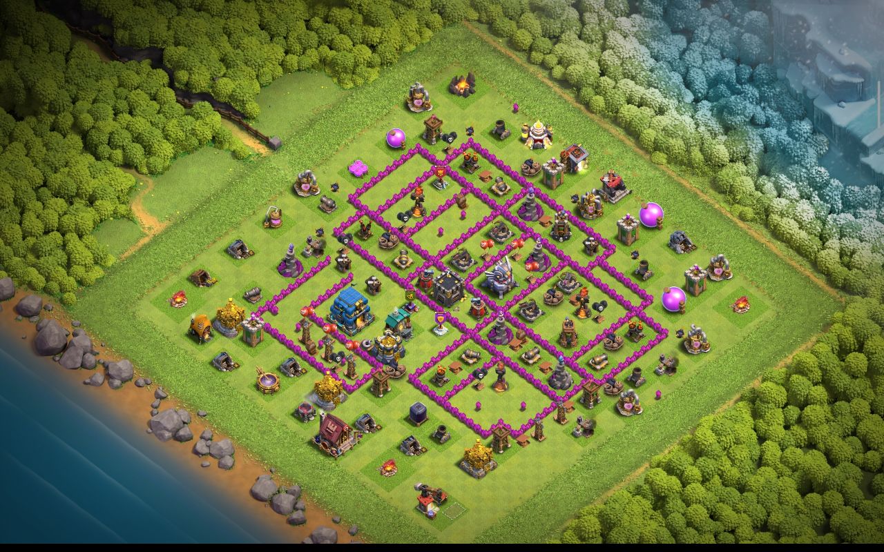 Town Hall 12 Trophy Base layout by ادخل الكلان اذه أنته عربي ومنور