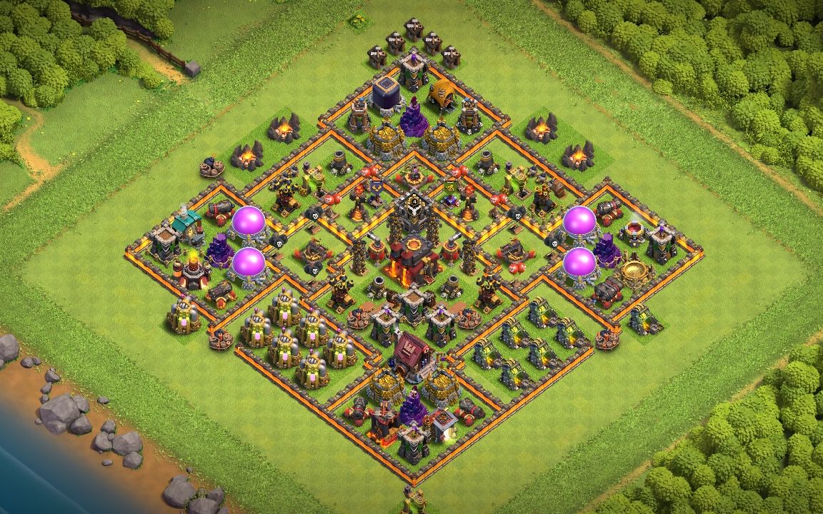 Town Hall 10 Farming Base layout by MARK