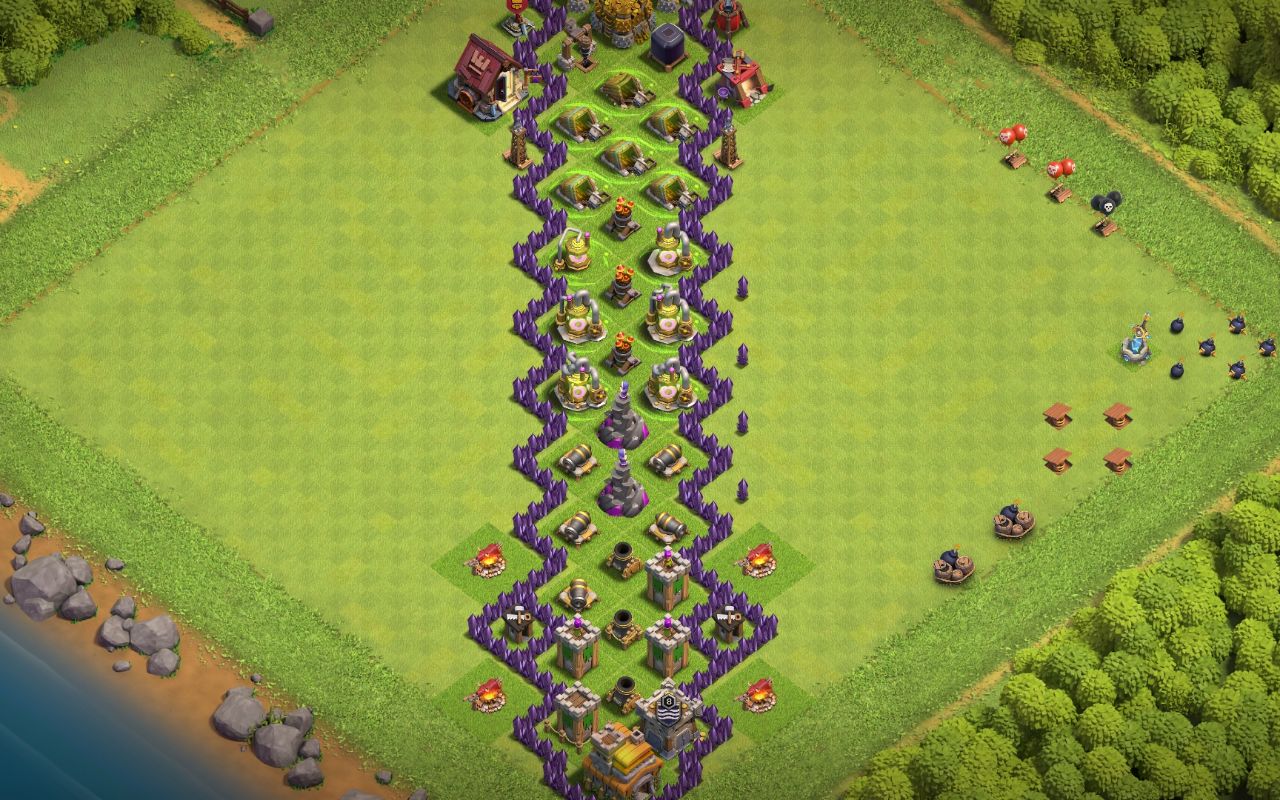 Town Hall 7 Fun Base layout by Jafar Sadiq