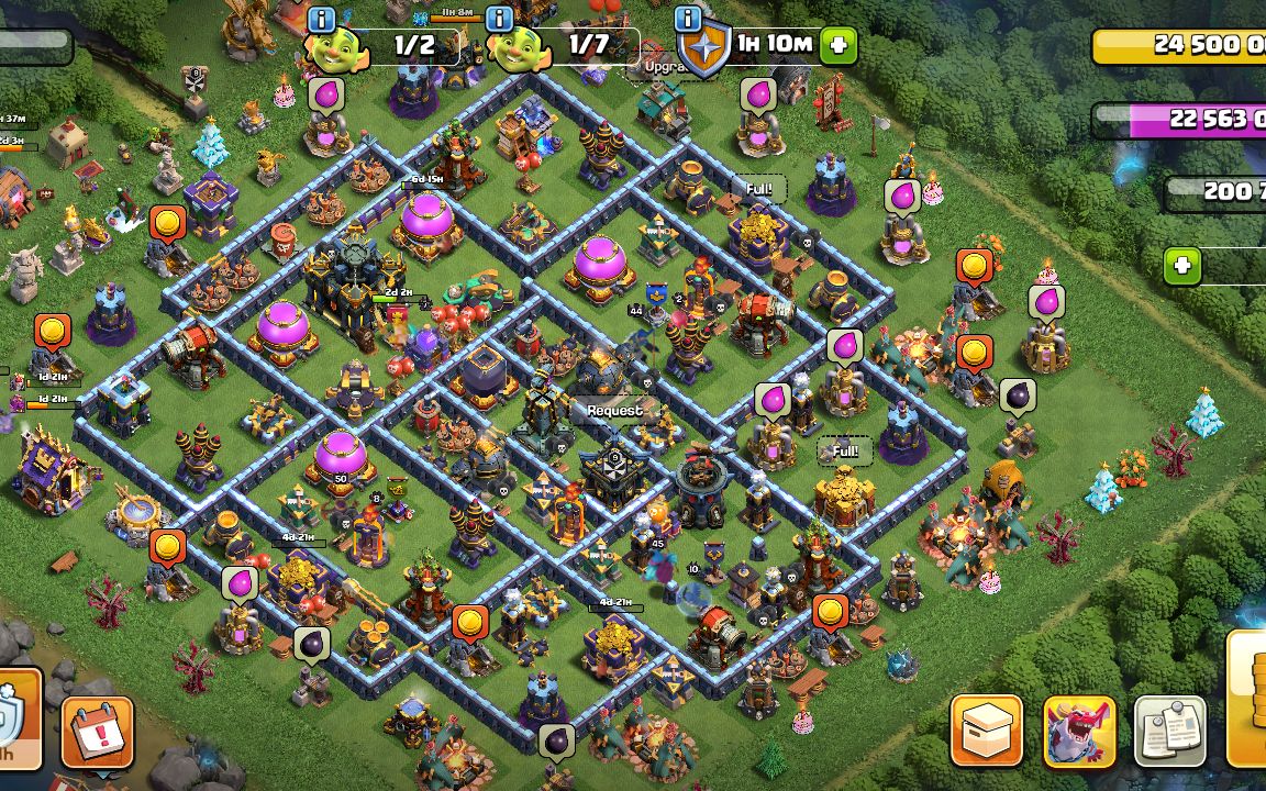 Town Hall 18 War Base layout by User