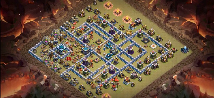 Town Hall 13 War Base layout by TReX
