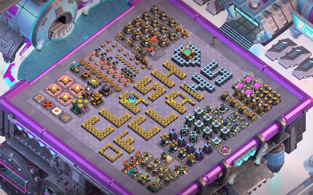 Town Hall 14 Hybrid Base layout by Wired