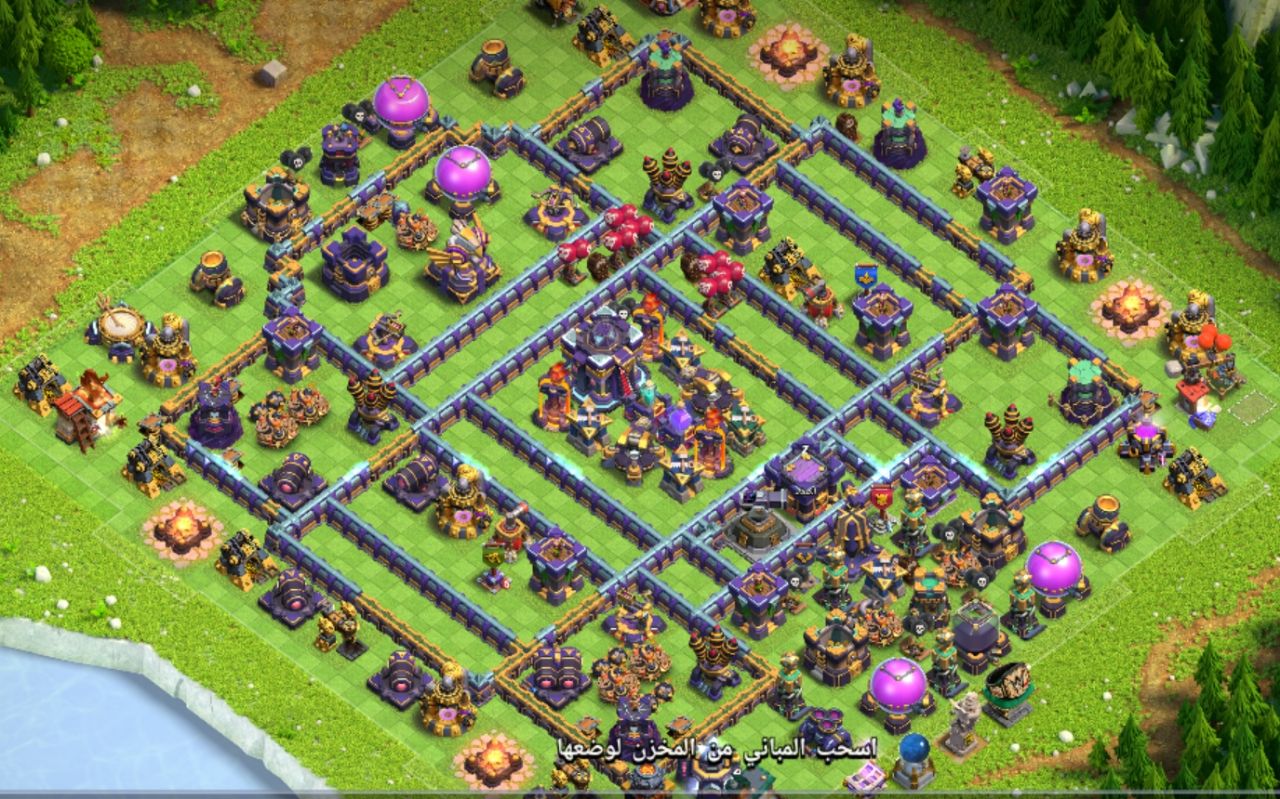Town Hall 15 Trophy Base layout by Amber Jaguar
