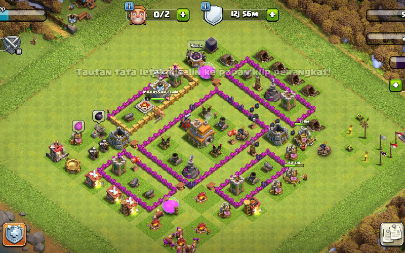 Town Hall 7 War Base layout by base clash of clans🇮🇩