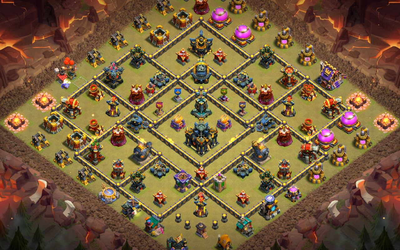 Town Hall 17 CWL Base layout by Jastineeex