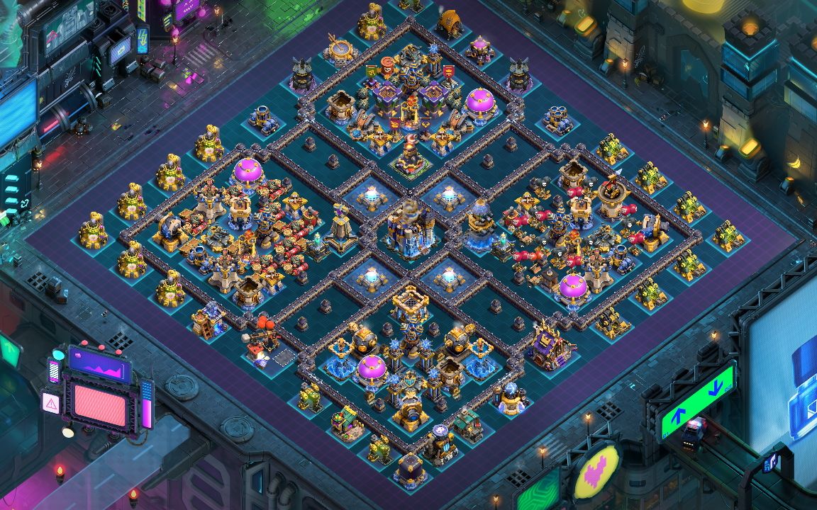 Town Hall 18 War Base layout by ♂️ Crownless