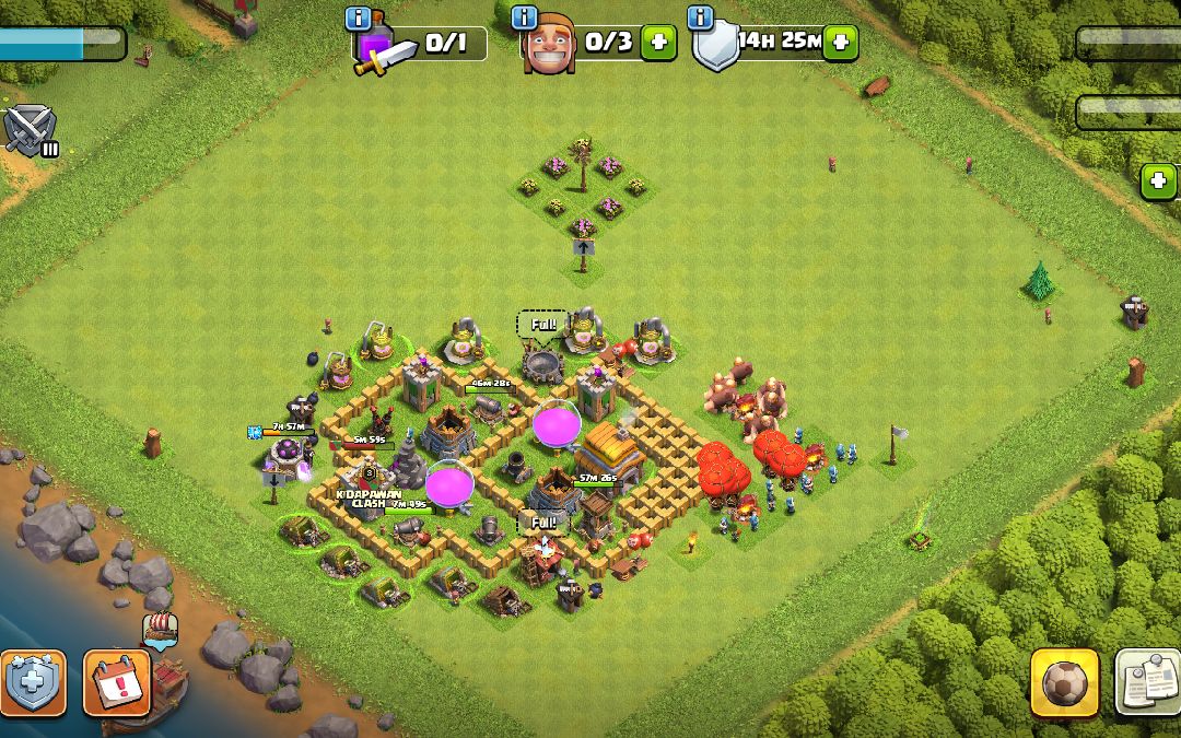 Town Hall 6 Farming Base layout by User