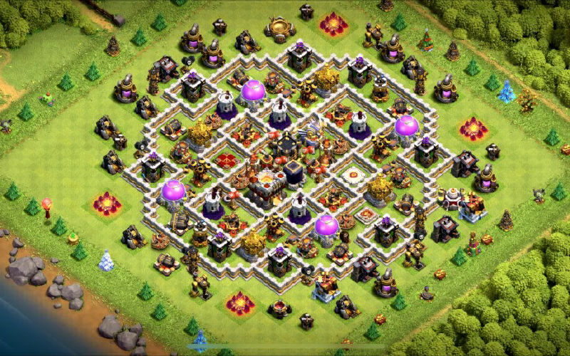 Town Hall 11 Farming Base layout by XLR8