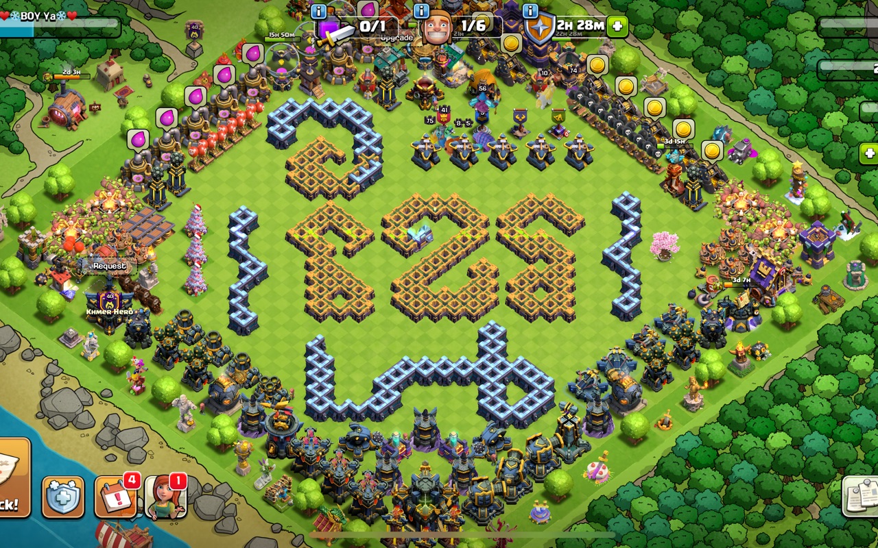 Town Hall 17 Farming Base layout by User