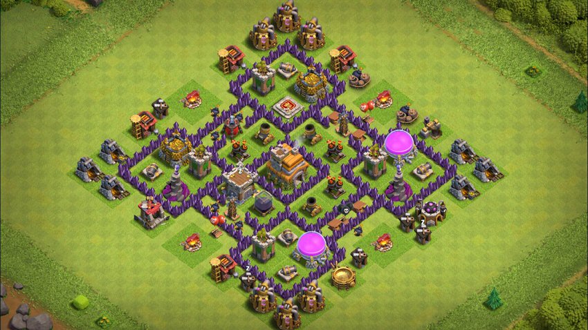 Town Hall 7 Trophy Base layout by TReX