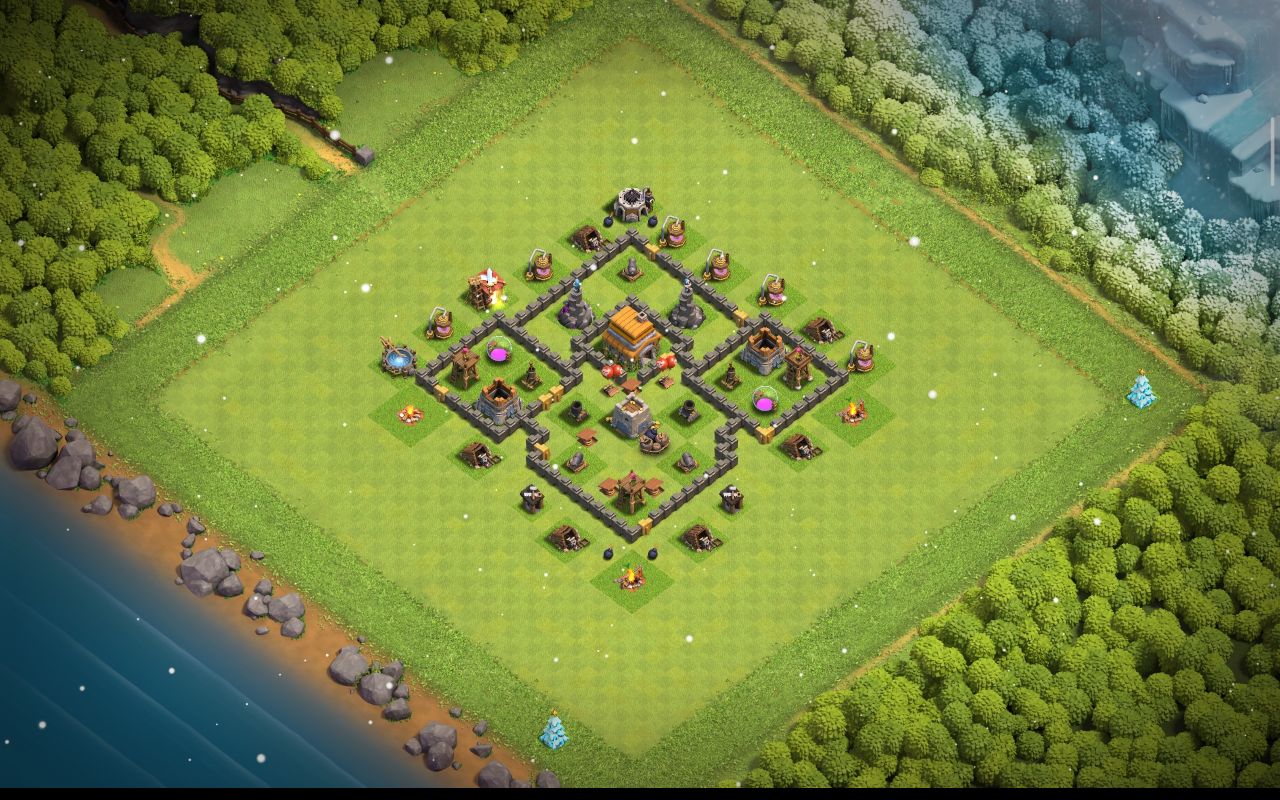 Town Hall 6 Trophy Base layout by ادخل الكلان اذه أنته عربي ومنور