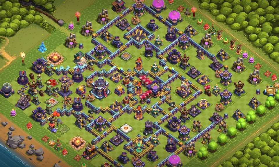 Town Hall 15 Trophy Base layout by XLR8