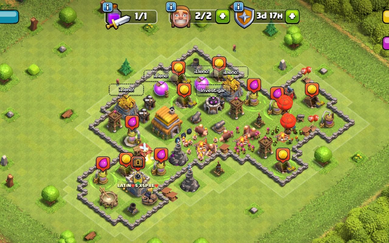 Town Hall 6 Farming Base layout by Juan