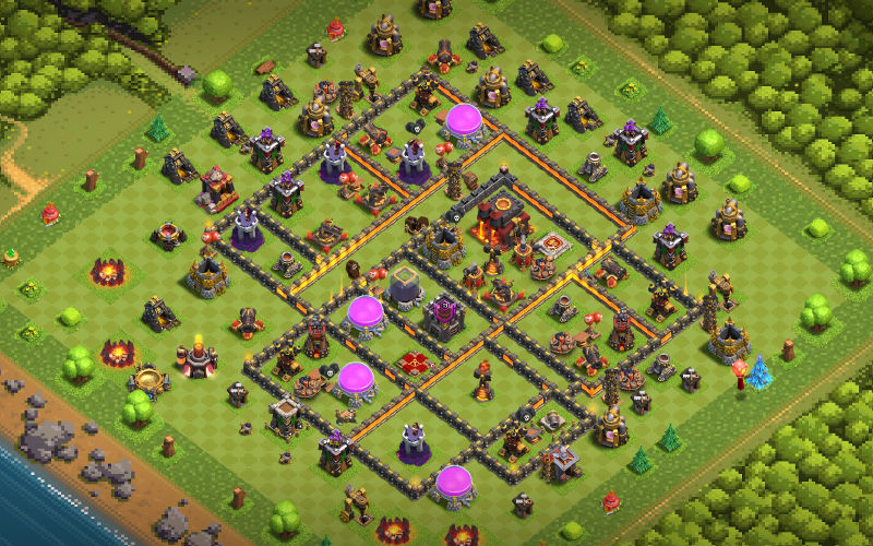 Town Hall 10 Farming Base layout by USER2056903