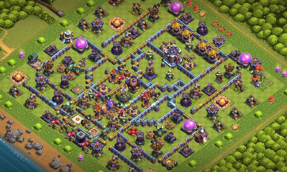 Town Hall 15 Trophy Base layout by XLR8