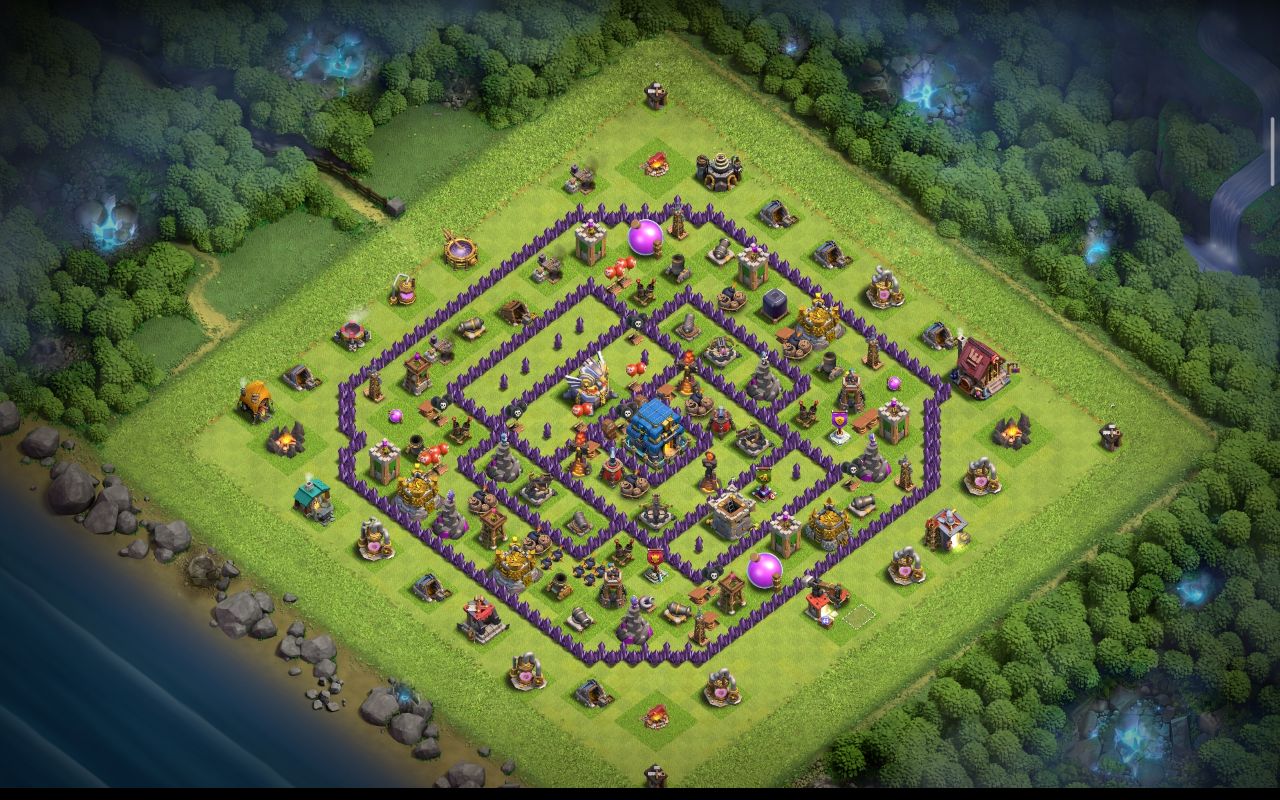 Town Hall 12 War Base layout by ادخل الكلان اذه أنته عربي ومنور