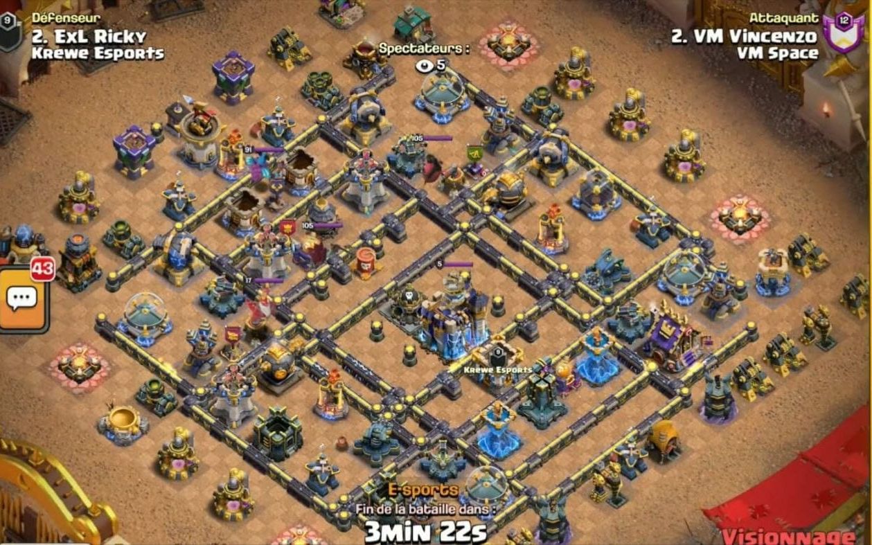 Town Hall 18 Trophy Base layout by BASE MAKER