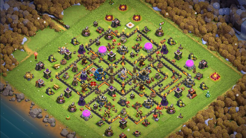 Town Hall 12 Trophy Base layout by TReX