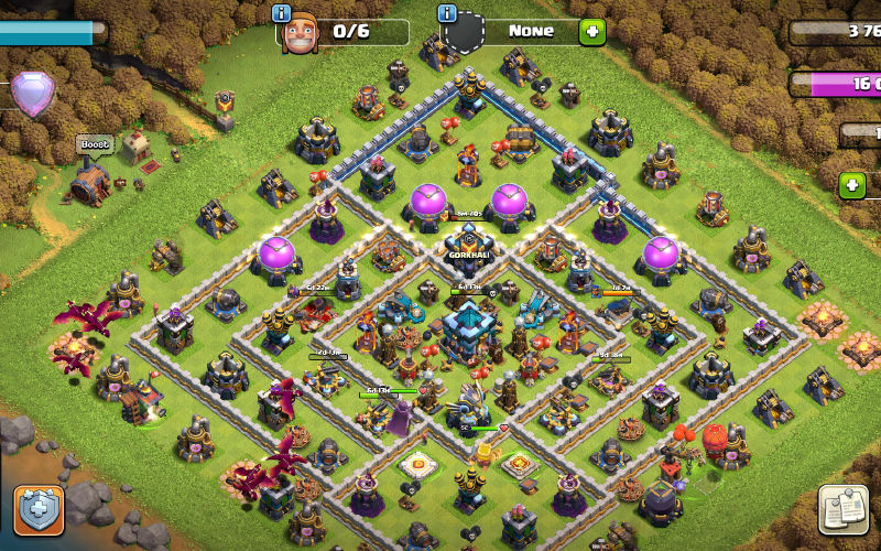 Town Hall 13 Trophy Base layout by lovenepal