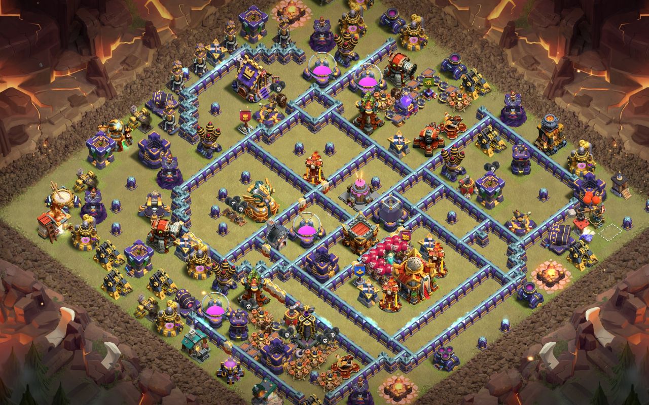 Town Hall 16 CWL Base layout by Đęvîl