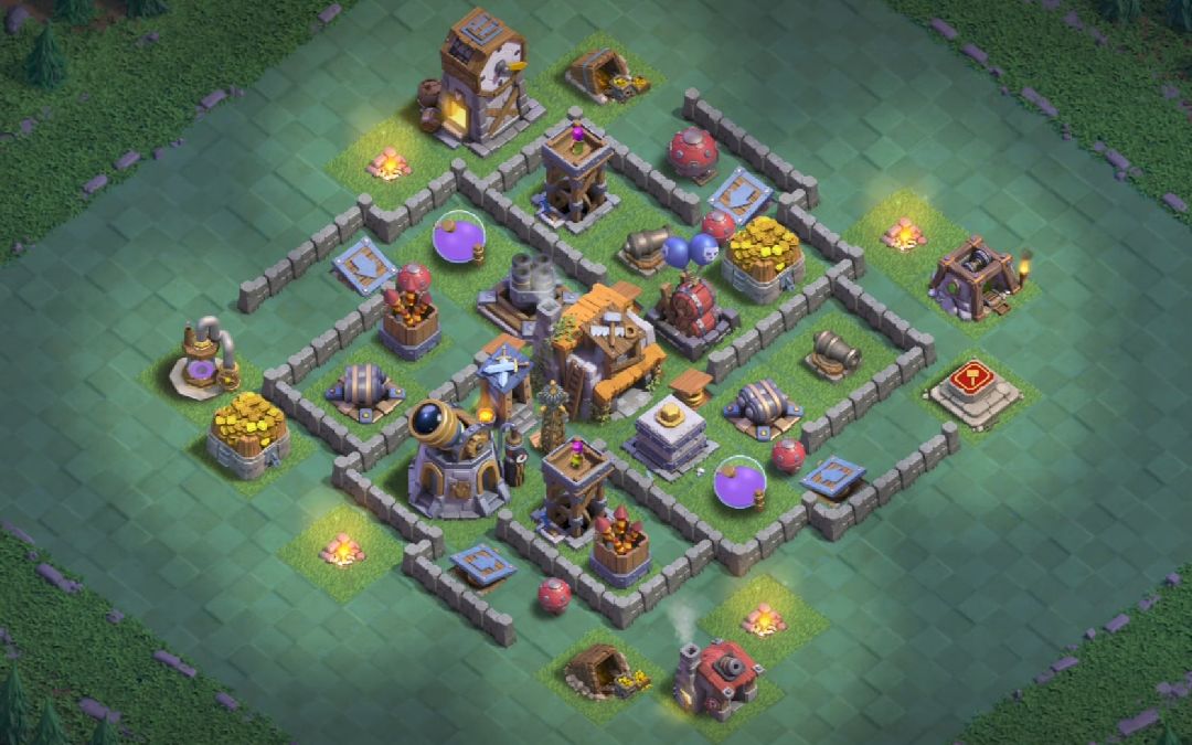 Builder Hall 5 Builder Base layout by XLR8
