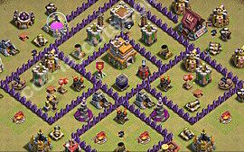 Town Hall 7 War Base layout by HERO SINA