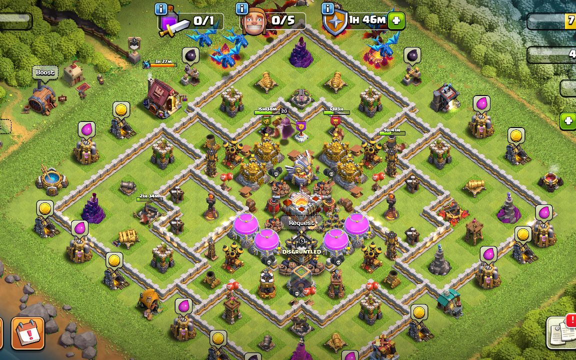 Town Hall 11 Farming Base layout by Chief IHT
