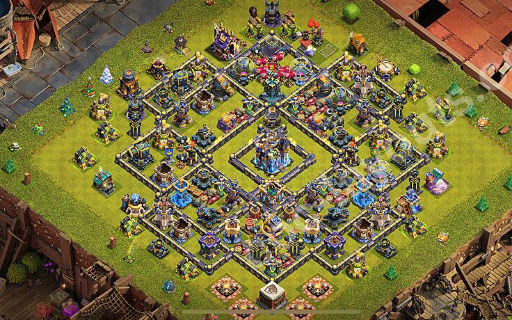 Town Hall 18 Farming Base layout by HERO SINA