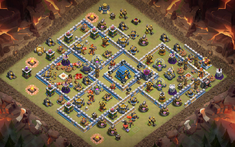 Town Hall 12 War Base layout by USER2056903