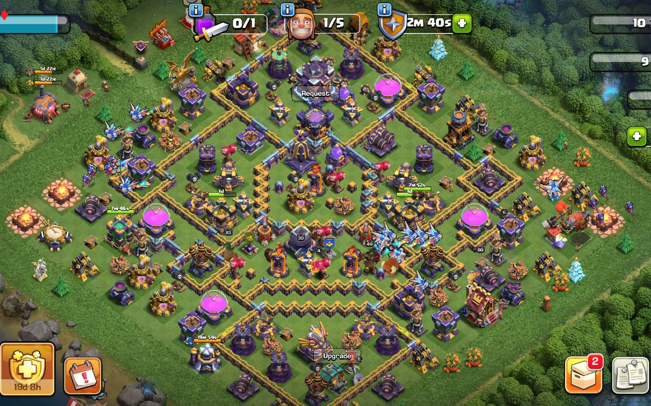 Town Hall 15 Trophy Base layout by Tiger