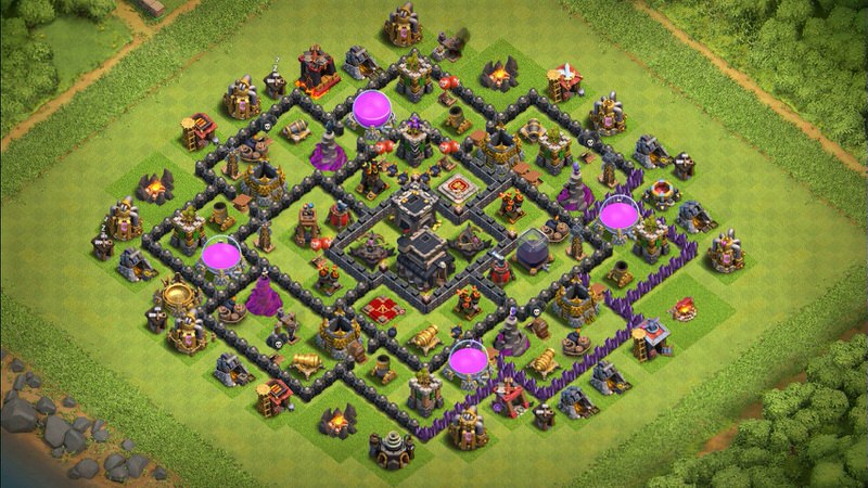 Town Hall 9 Farming Base layout by TReX