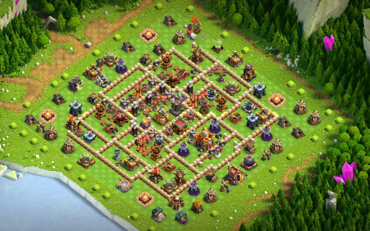 Town Hall 16 War Base layout by Shakil Ahmed