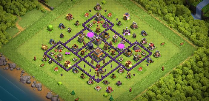 Town Hall 8 Farming Base layout by S1X