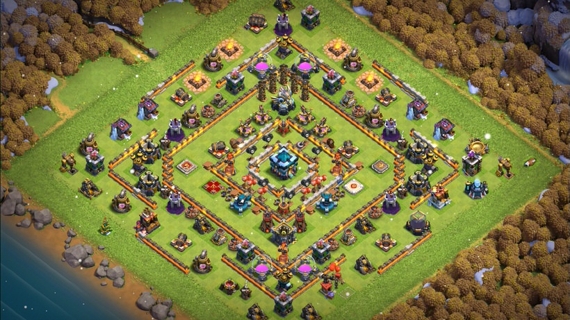 Town Hall 13 Trophy Base layout by TReX
