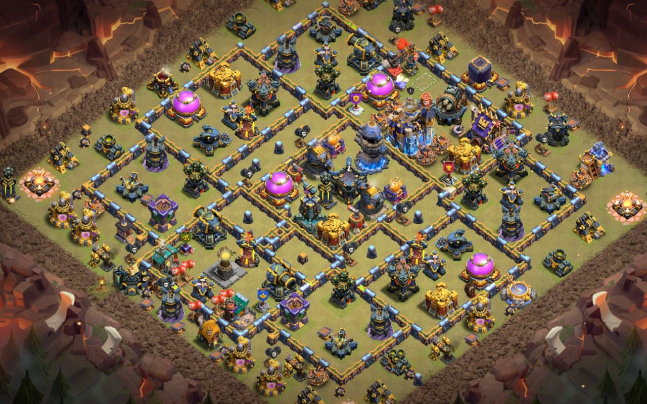 Town Hall 18 War Base layout by taLk
