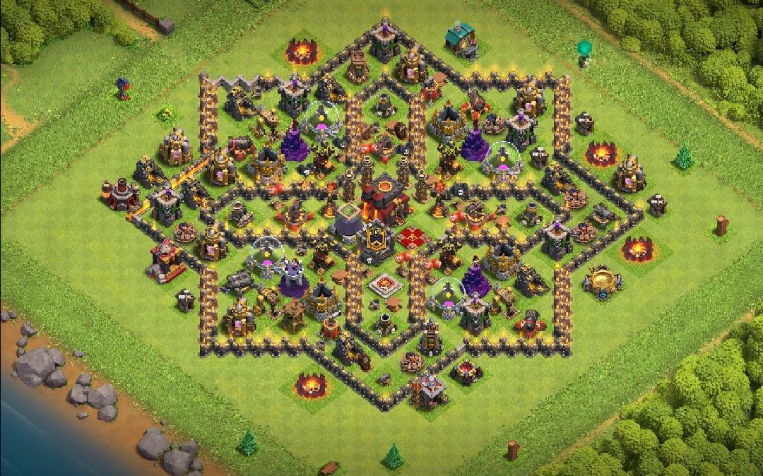 Town Hall 10 Farming Base layout by ardean