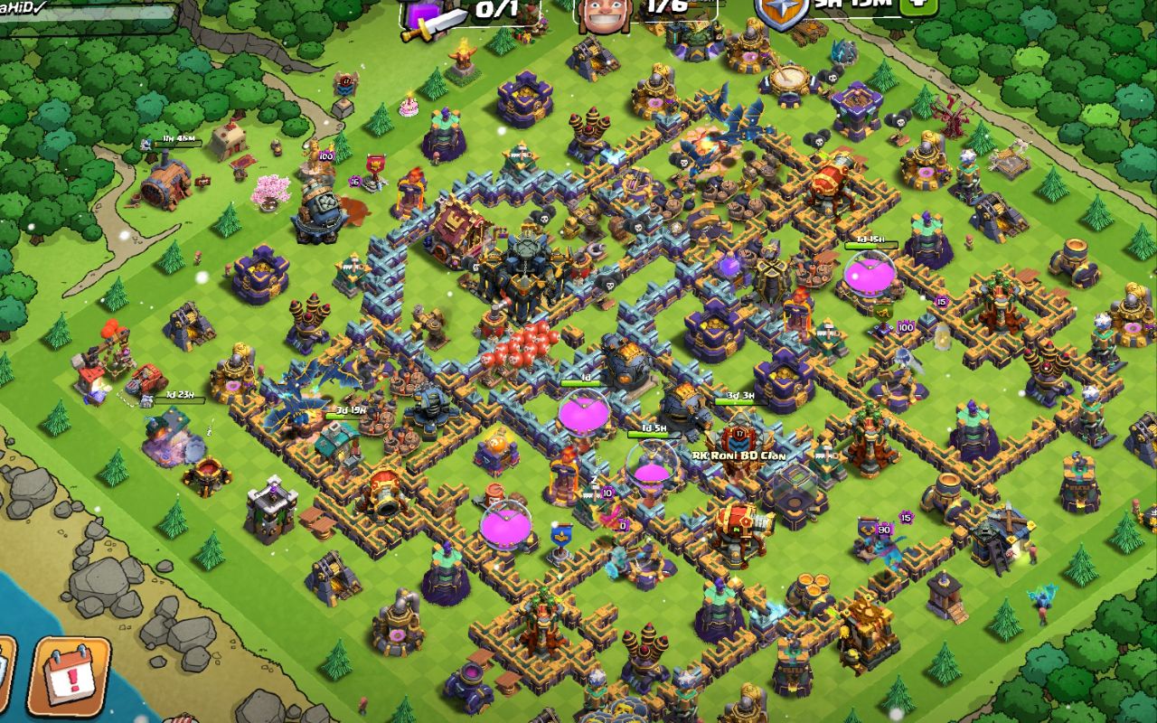 Town Hall 17 War Base layout by Zidu Gaming