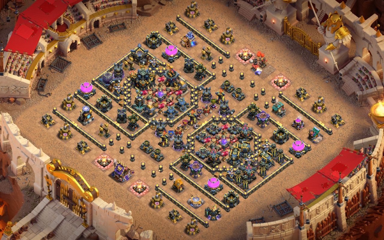 Town Hall 17 War Base layout by Mustafa