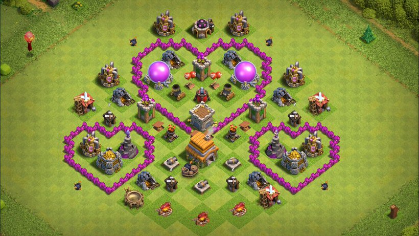 Town Hall 6 Fun Base layout by TReX