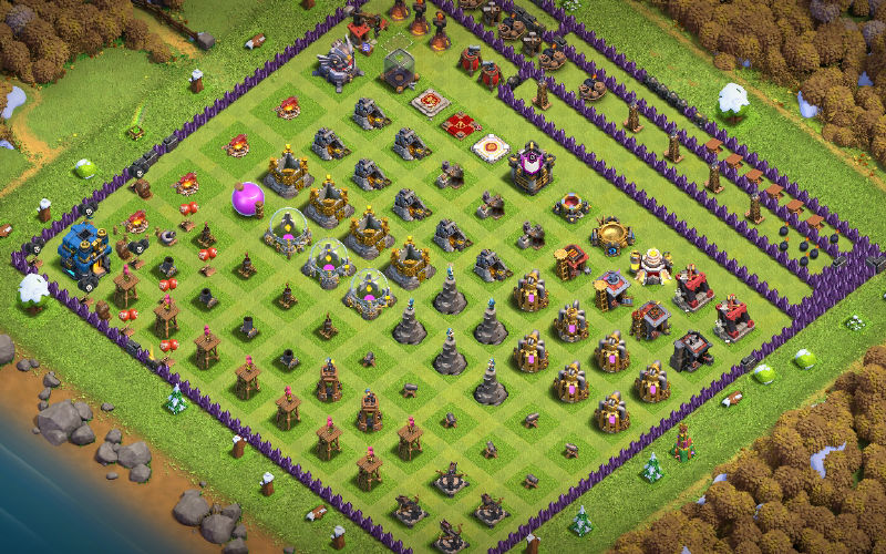 Town Hall 12 Fun Base layout by ALOKOZAY KHAN