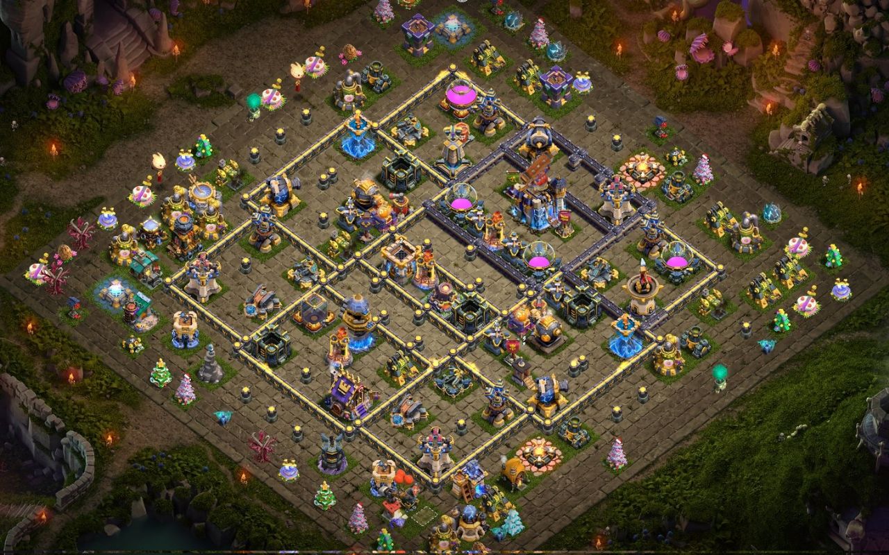 Town Hall 18 Trophy Base layout by XLR8