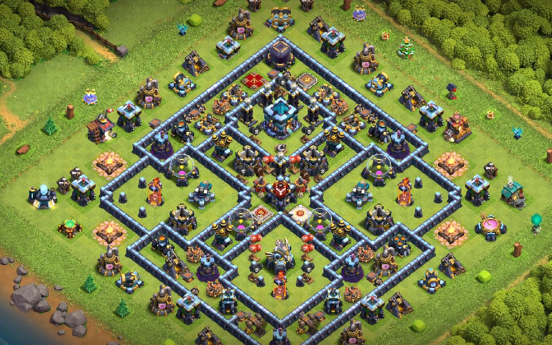 Town Hall 13 Farming Base layout by kyoo