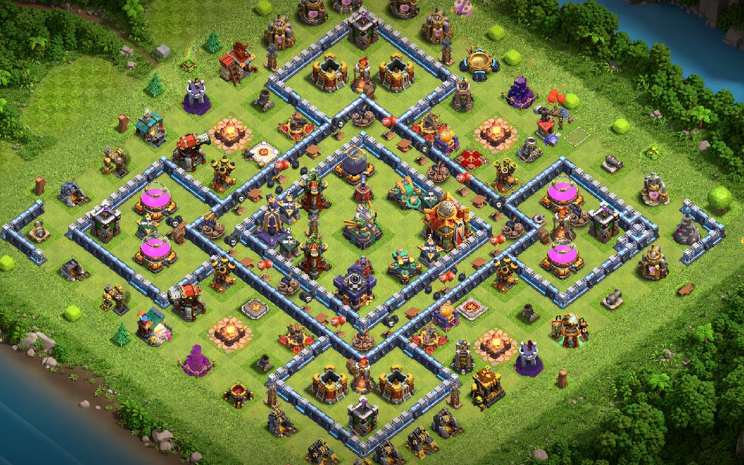 Town Hall 16 Hybrid Base layout by another world