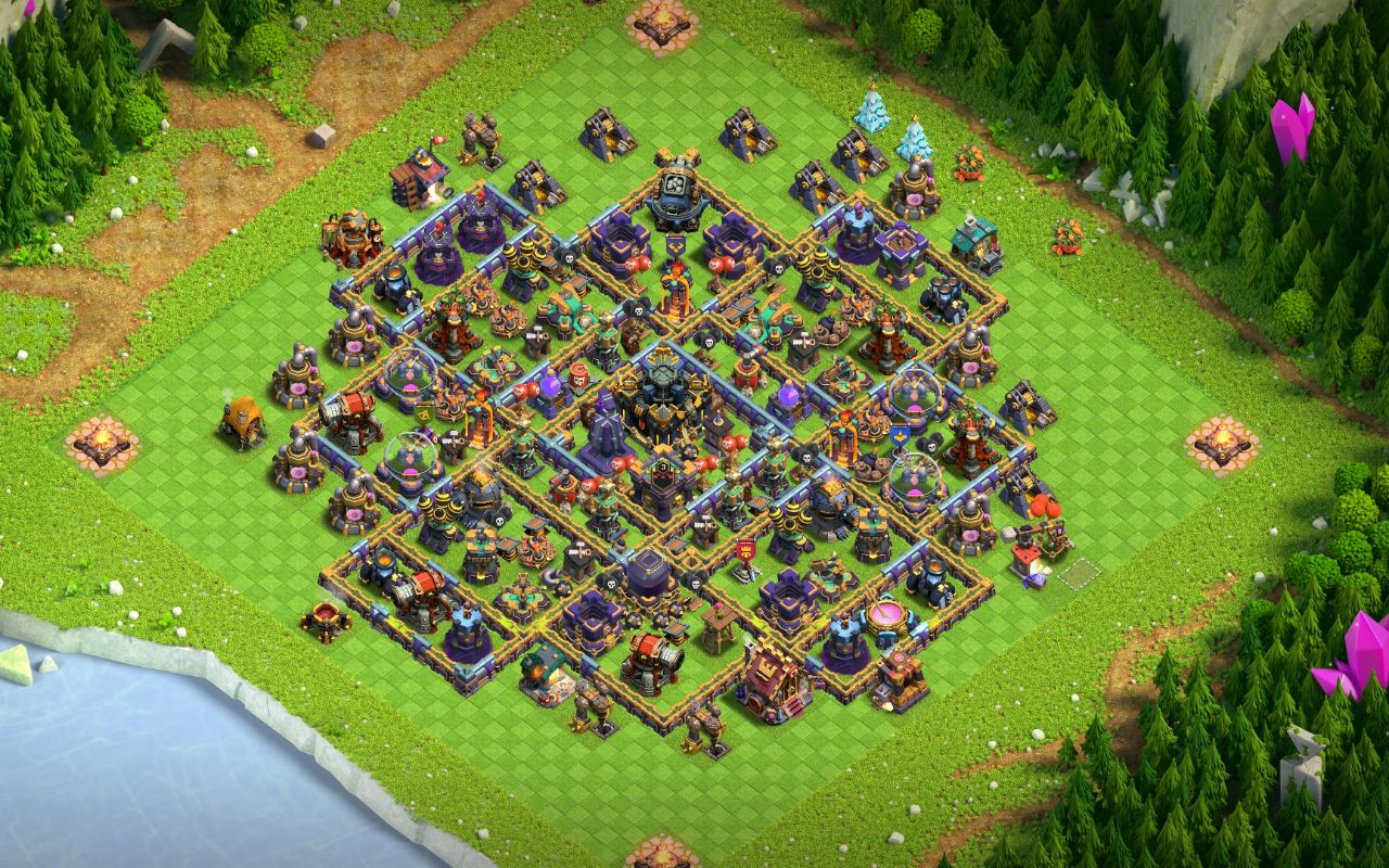 Town Hall 17 War Base layout by User